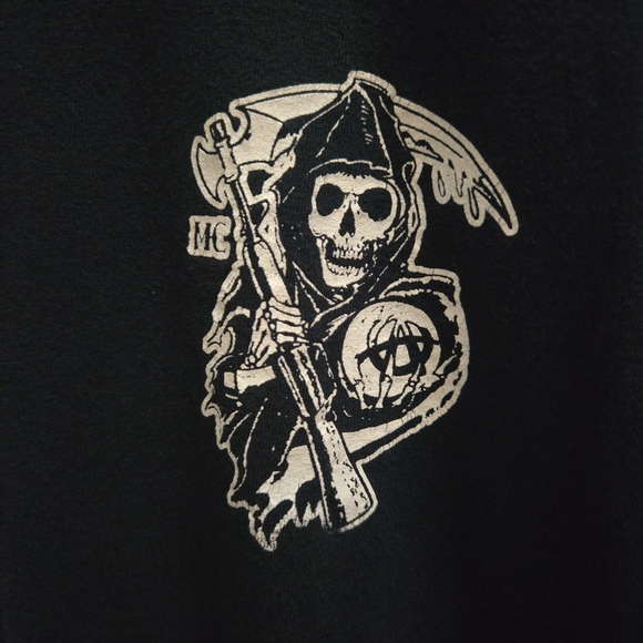 Gildan VTG SOA Heavy Cotton T-Shirt L - Picture 2 of 4